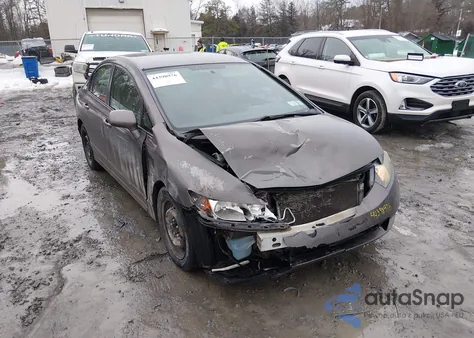 2010 Honda Civic Lx из США, поврежденный, VIN 2HGFA1F56AH584127